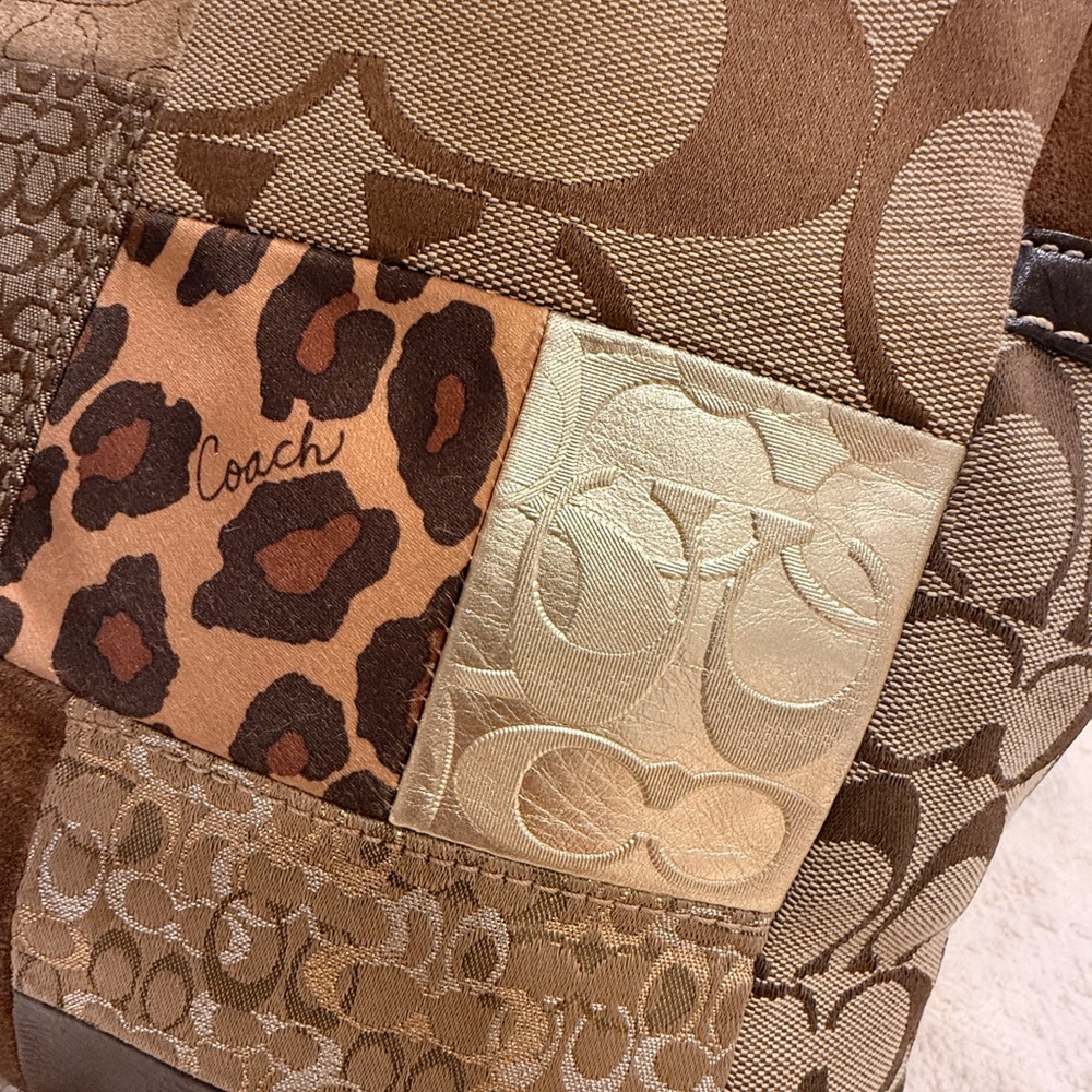 Coach Multicolor Patchwork Shoulder Bag - image 5